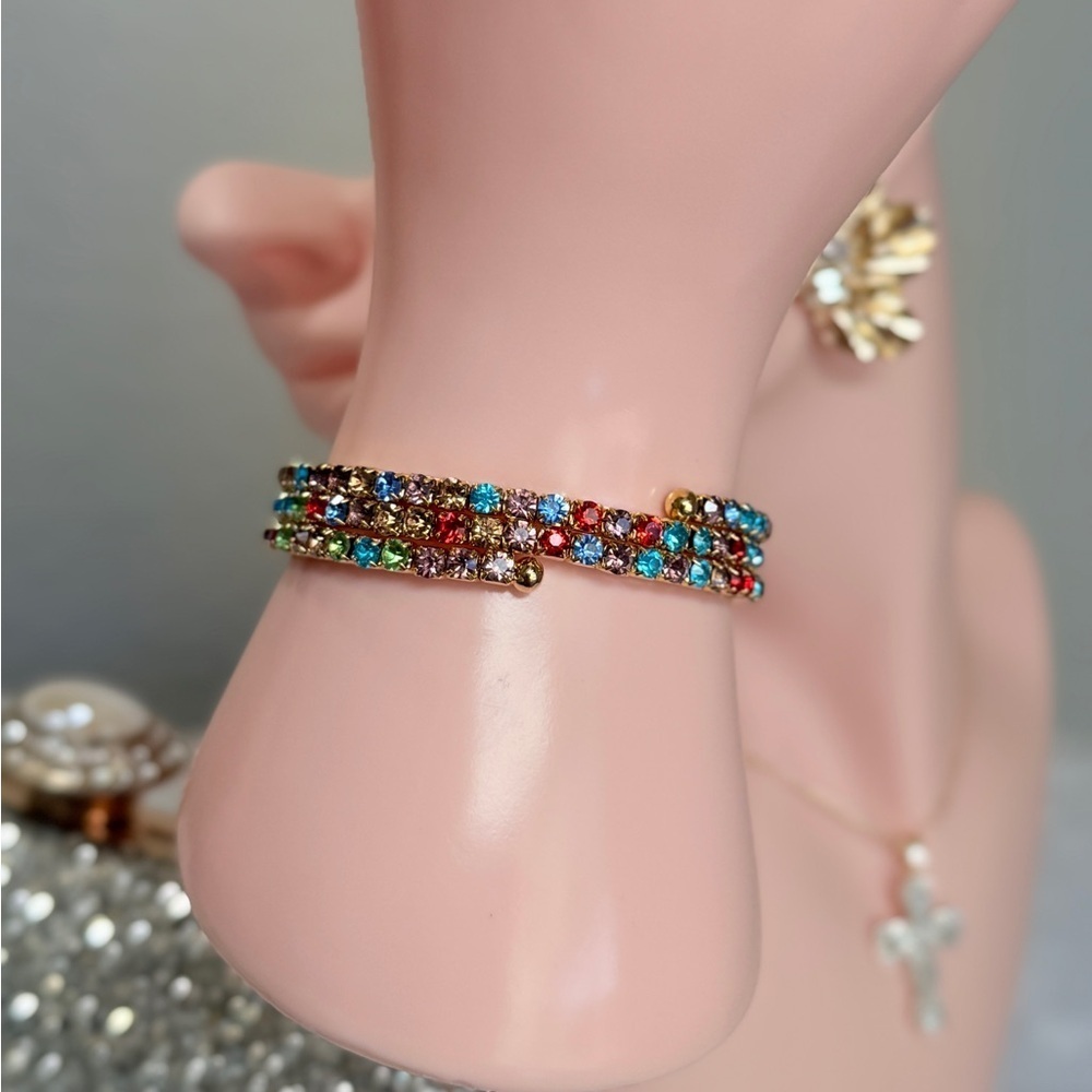 ⚜️ Colorful Rhinestone Bracelet - Picture 6 of 7